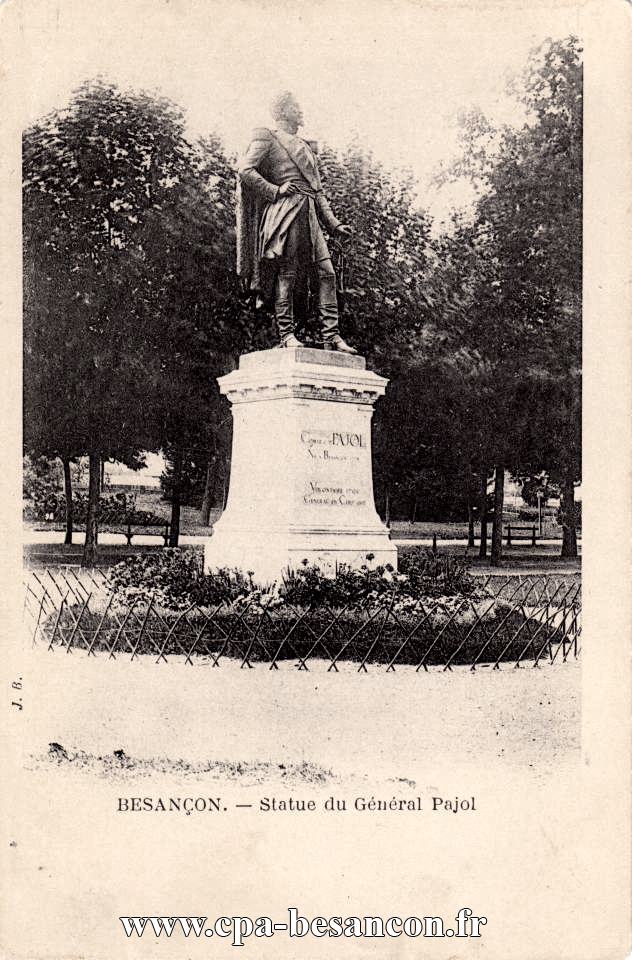 BESANÇON. - Statue du Général Pajol